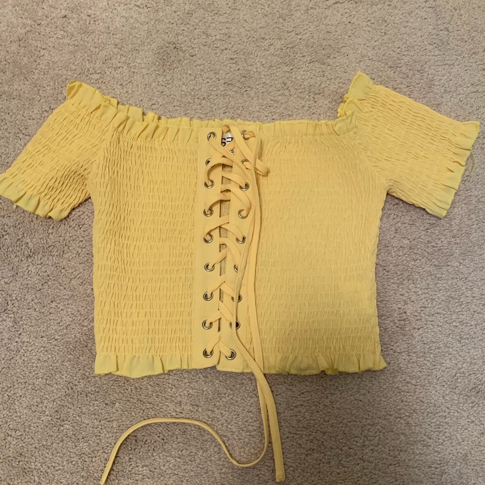 Lace up top LF